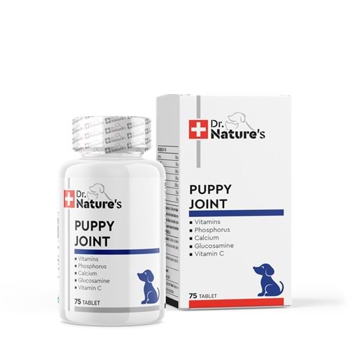 Drnatures DOG PUPPY JOINT Yavru Köpek Eklem destekleyici Besin Takviyesi(75 Tablet)