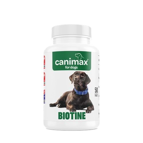 DRNATURES Canimax Köpeklerde Tüy dökümü için Biotin 50 tablet