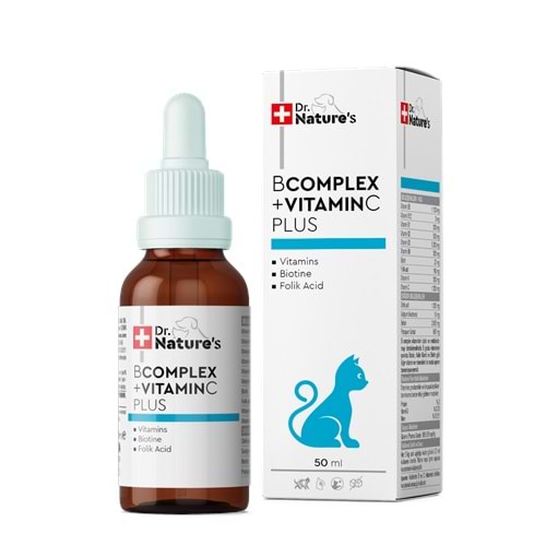 DRNATURES CAT B COMPLEX + VİT C PLUS 50 ml